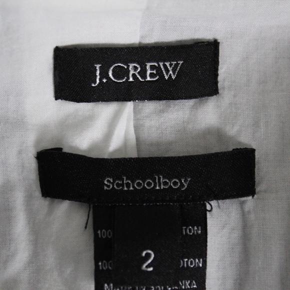 REPOSH // J Crew Schoolboy Blazer Seersucker Nautical Stripe - Picture 6 of 8